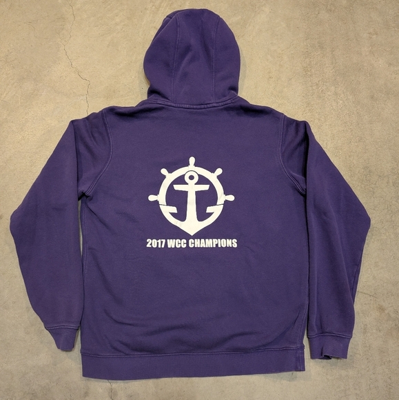 Nike Portland Tennis Hoodie Mens M Purple Fading 2017 WCC Champs - Picture 5 of 8